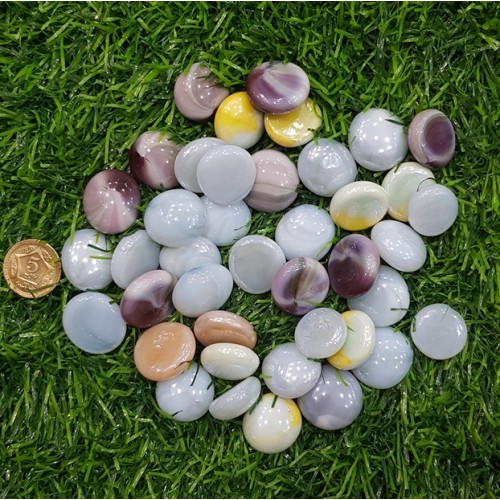 30 Pieces Gravel Pebbles For Aquarium Ornaments Fish Tank & Pots Decore (12)